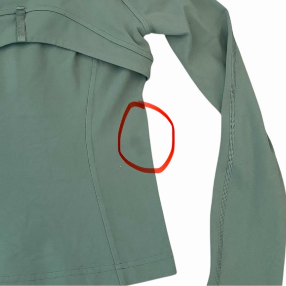 Lululemon Nulu Cropped Define Jacket Tidewater Teal 2 - Picture 8 of 9